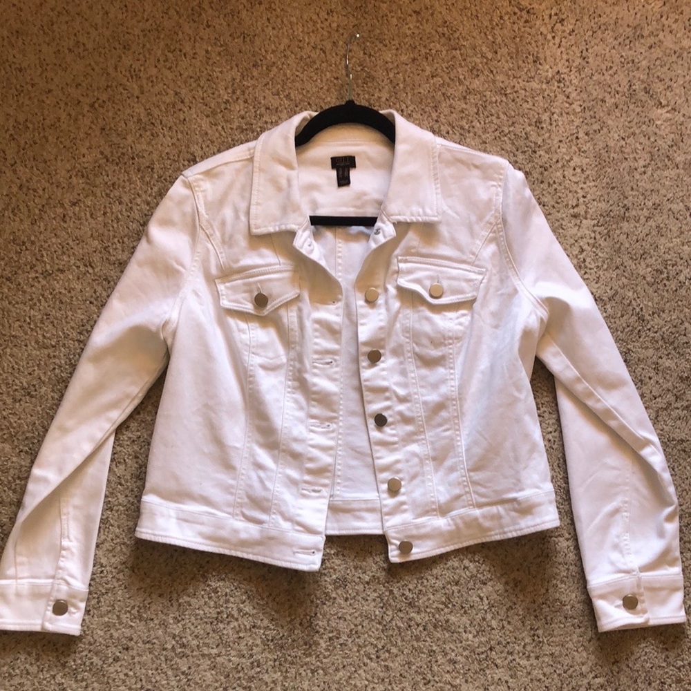 White Jean Jacket